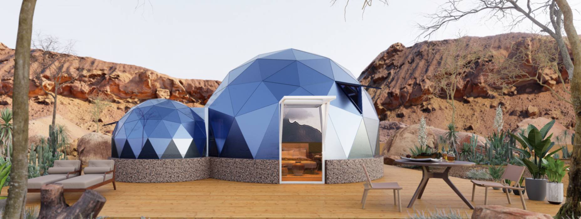 灵川县球形智能光伏玻璃星空房